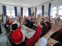 Narren-Remmidemmi bei den Riedstädter Senioren