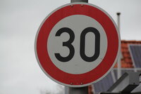 Ein Tempo-30-Schild