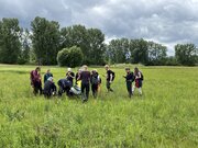 Die Gruppe der Universität Marburg zu Besuch auf den Riedstädter Stromtalwiesen Die Gruppe der Universität Marburg zu Besuch auf den Riedstädter Stromtalwiesen