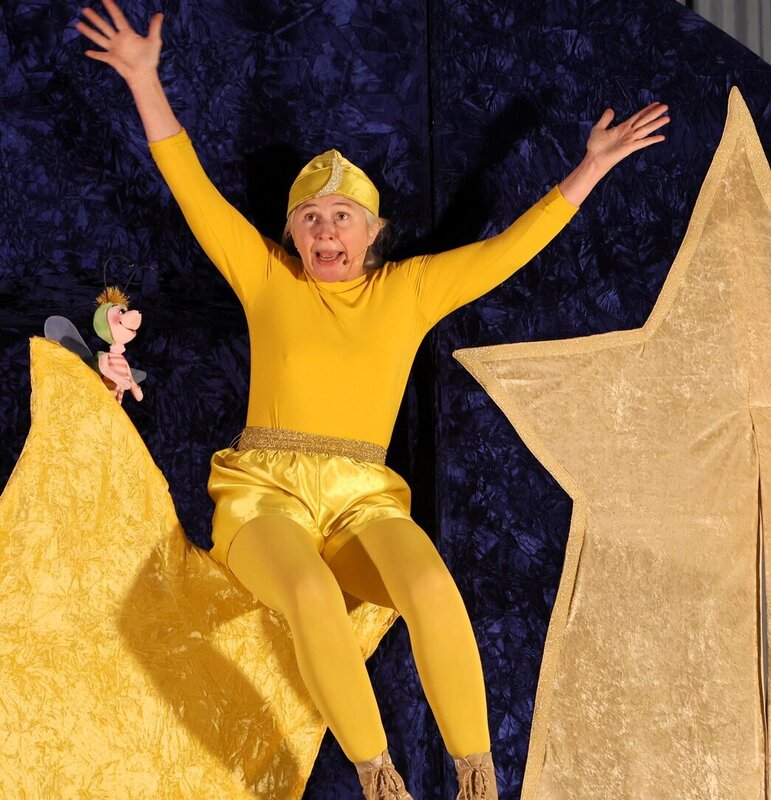 Mrchenhaftes Sternen-Schauspiel: Stadt Riedstadt