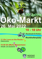 Plakat Öko-Markt 2022