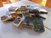 Bücher standen im Mittelpunkt der Lesewerkstatt im Jugendhaus Goddelau